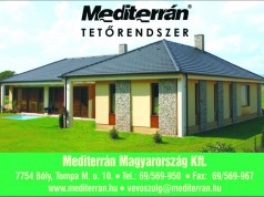 Mediterrán tetőrendszer