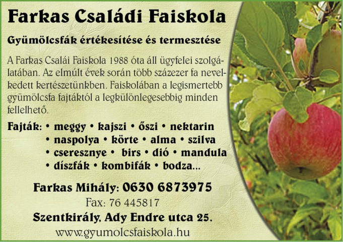 Farkas Családi Faiskola