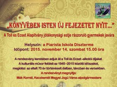 ,,Könyvében Isten új fejezetet nyit…”