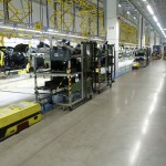 Arukosaras logisztikai rendszer a Mercedes-Benz gyárban