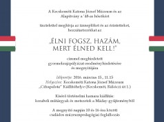 „ÉLNI FOGSZ HAZÁM, MERT ÉLNED KELL!”