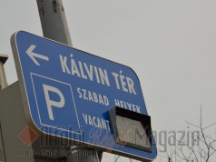 Intelligens parkolás a Kálvin téren