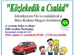 „Közlekedik a Család” Kecskeméten
