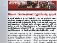 Kiváló minőségű mezőgazdasági gépek