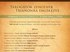 TÁROGATÓK ZENGENEK TRIANONRA EMLÉKEZVE