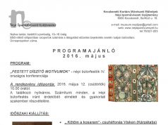 Népi Iparművészeti Gyűjtemény Programajánló