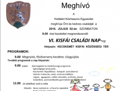 VI. Kisfái Családi Nap