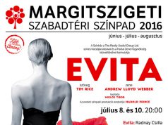 Pénteken mutatják be az Evita című musical új rendezését a Margitszigeten