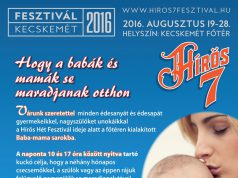 A Nők a Nemzet Jövőjéért Egyesület idén is csatlakozik az Hírös Hét Fesztivál programsorozatához.