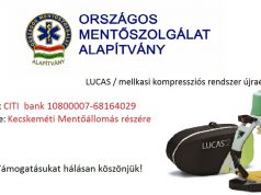Jótékonysági felhívás a Kecskeméti Mentőállomás számára