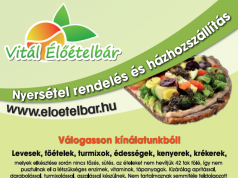 Élőételekkel az egészségünkért