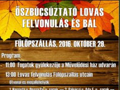 Őszbúcsúztató lovas felvonulás és bál Fülöpszálláson
