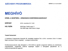 KÖZEL A SEGÍTSÉG – ORSZÁGOS KONFERENCIASOROZAT