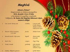 Adventi Örömest jótékonysági hangverseny az Evangélikus Templomban