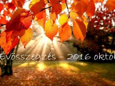 Évösszegzés – 2016 október