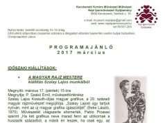 Programajánló 2017 március