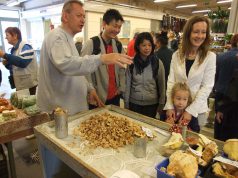 Japán vendégek a Piaccsarnokban