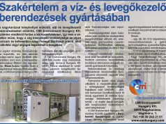 Szakértelem a víz- és levegőkezelő berendezések gyártásában