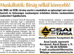 Acsai és Társa Munkavédelmi Szolgáltató Bt.