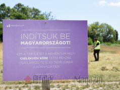 Momentumosok és civilek fogtak össze a régi kecskeméti KTE pálya rendbetételéért