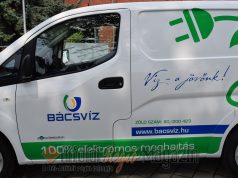 Bemutatták a BÁCSVÍZ Zrt. új, elektromos meghajtású autóit