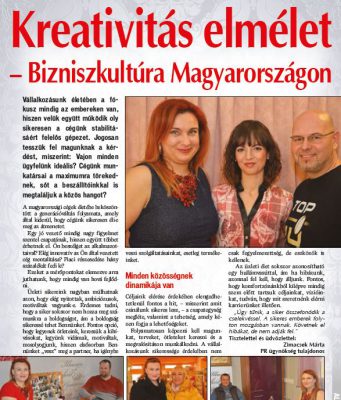 Kreativitás elmélet – Bizniszkultúra Magyarországon