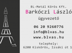 Névjegykártyát készítettünk Barkóczi Lászlónak