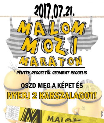 Zsebelj be ingyen 2 karszalagot a Malom Mozi Maratonra