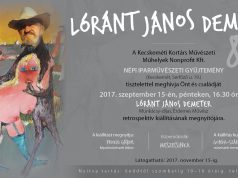 Meghívó Lóránt János Demeter megnyitójára