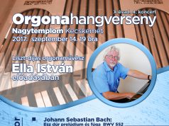 Orgonahangverseny a Nagytemplomba