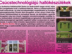 Csúcstechnológiájú hallókészülékek