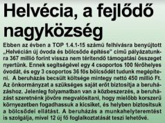 Helvécia, a fejlődő nagyközség