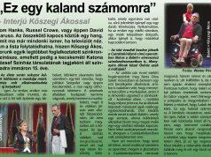 „Ez egy kaland számomra”