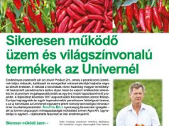 Sikeresen működő üzem és világszínvonalú termékek az Univernél