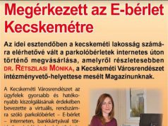 Megérkezett az E-bérlet Kecskemétre