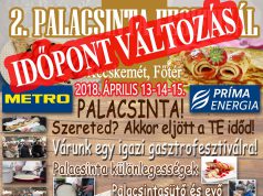 Háromnapos gasztrokavalkád Kecskeméten, a 2. Palacsinta Fesztivál keretében