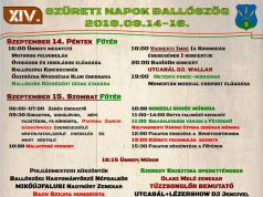 XIV. Szüreti Napok Ballószögön