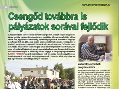 Csengőd továbbra is pályázatok sorával fejlődik