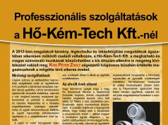 Professzionális szolgáltatások a Hő-Kém-Tech Kft.-nél