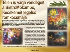 Télen is várja vendégeit a BistroMokambio, Kecskemét legelső romkocsmája