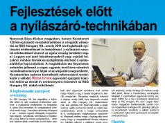 Fejlesztések előtt a nyílászáró-technikában