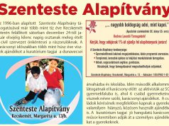 Szenteste Alapítvány – Nagyobb boldogság adni, mint kapni