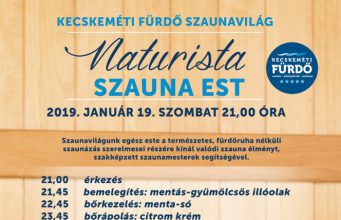 ISMÉT NATURISTA SZAUNAEST A KECSKEMÉTI FÜRDŐBEN!