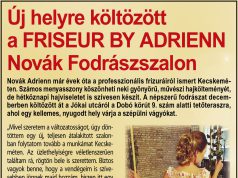 Új helyre költözött a FRISEUR BY ADRIENN Novák Fodrászszalon