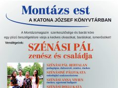 Szénási Pál énekes-dalszerző és családja lesznek a februári Montázs est vendégei