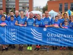 Négy olimpiai bajnok és további sportos sztárok futottak a gyermekekért az Ökumenikus Segélyszervezet csapatában.