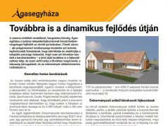 Ágasegyháza – Továbbra is a dinamikus fejlődés útján