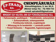 Mindent egy helyen, ami egy fürdőszobához kell