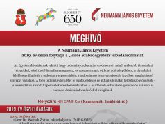 Folytatódik a Hírös Szabadegyetem a Neumann János Egyetemen