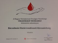 Véradóbarát munkahely lett a kirendeltség